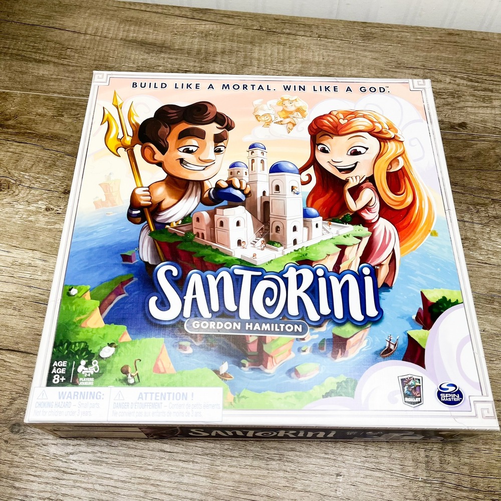 Santorini Board Game Spin Master Roxley Gordon Hamilton Strategy 3D Building